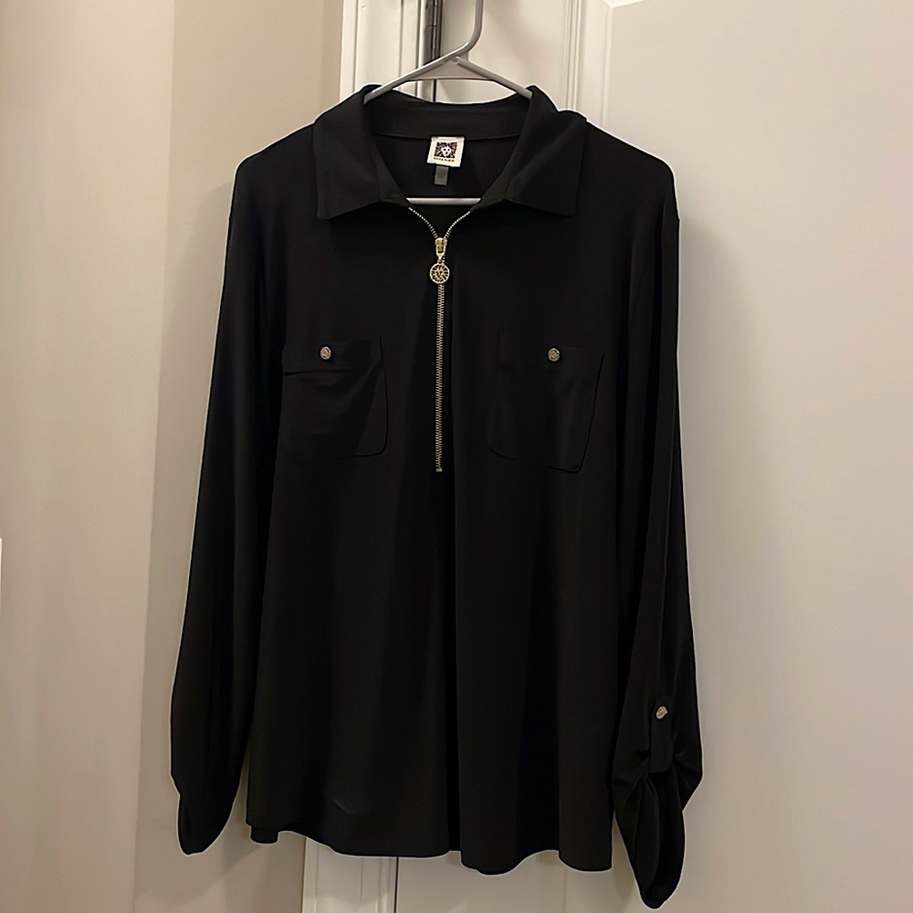 - Anne Klein Black Blouse